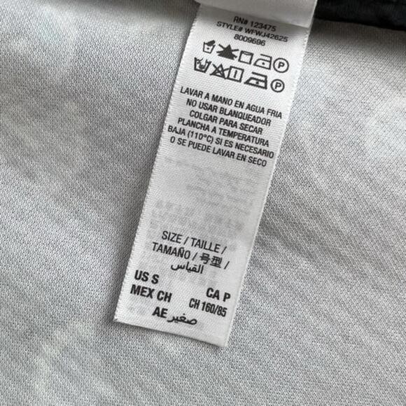 Juicy Couture Women's Size S Black Blue Floral Mesh Bomber Jacket Full Zip Mesh - Picture 4 of 9